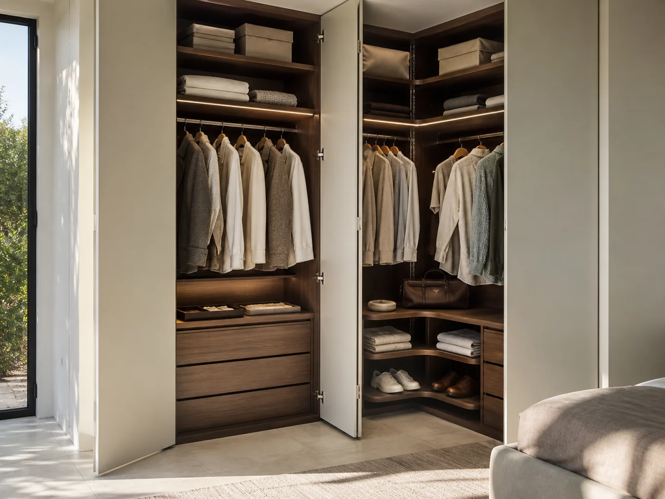 Interiores de armarios para ropa de trabajo en Peñíscola